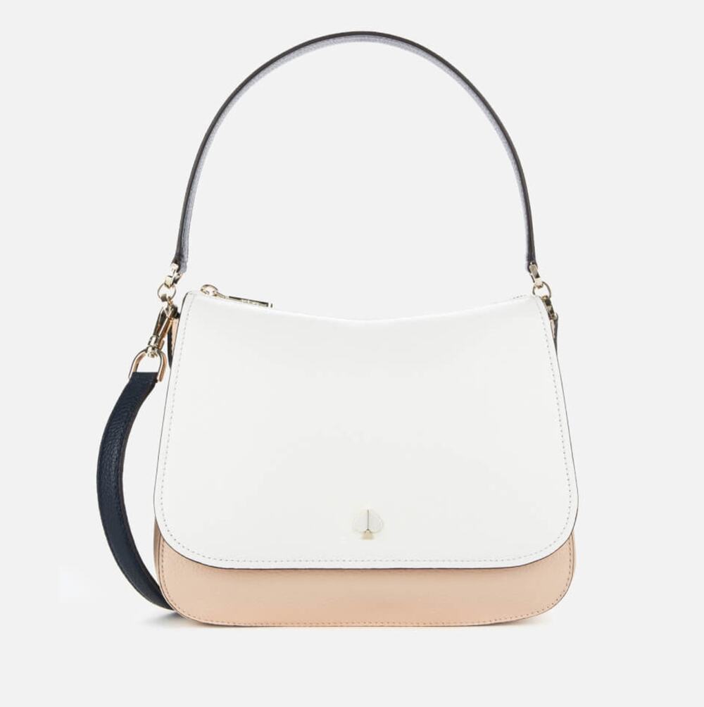 KATE SPADE Polly Medium Shoulder Bag Blush Multi Leather Crossbody
